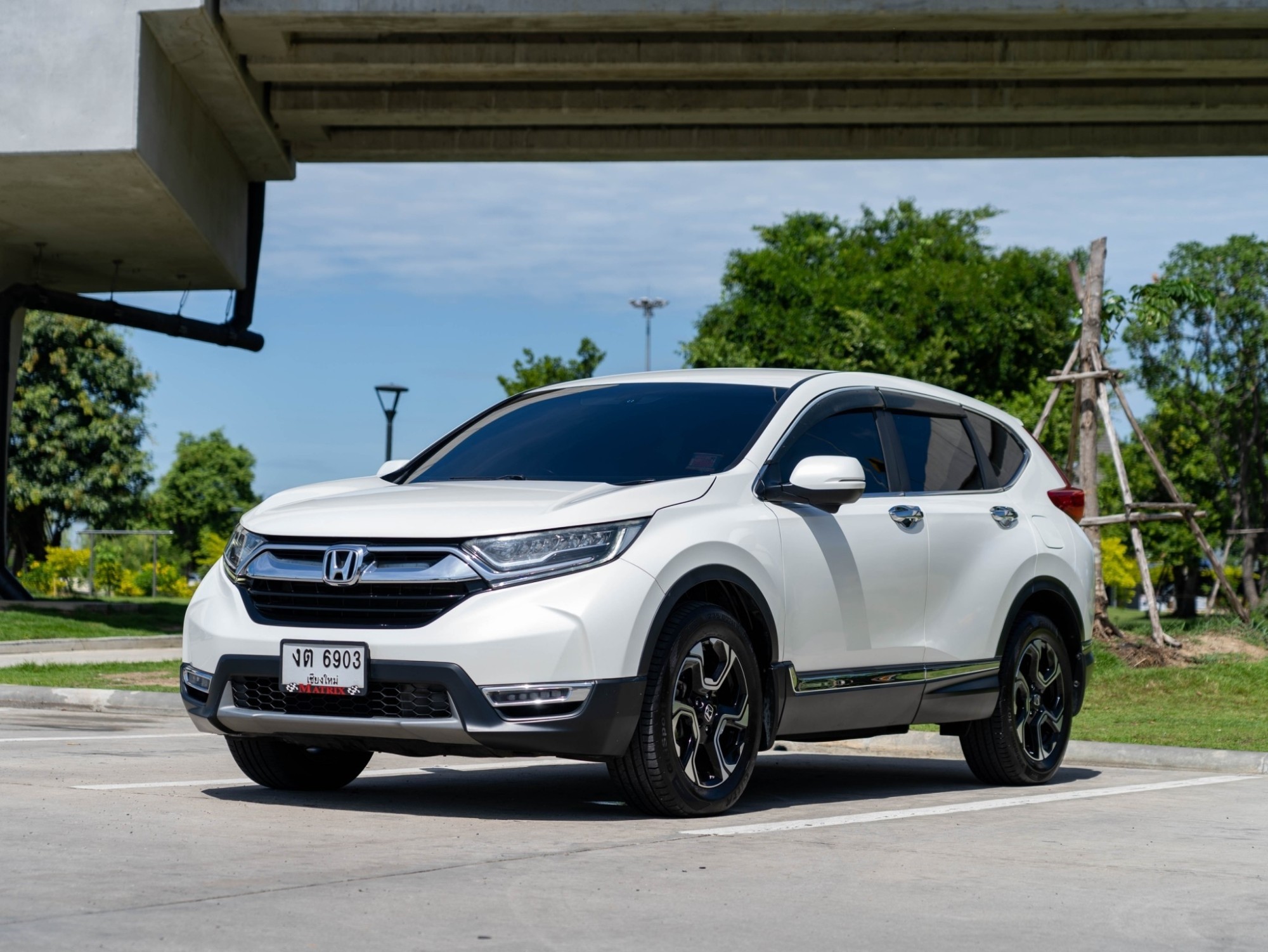 2018 Honda CR-V สีขาว