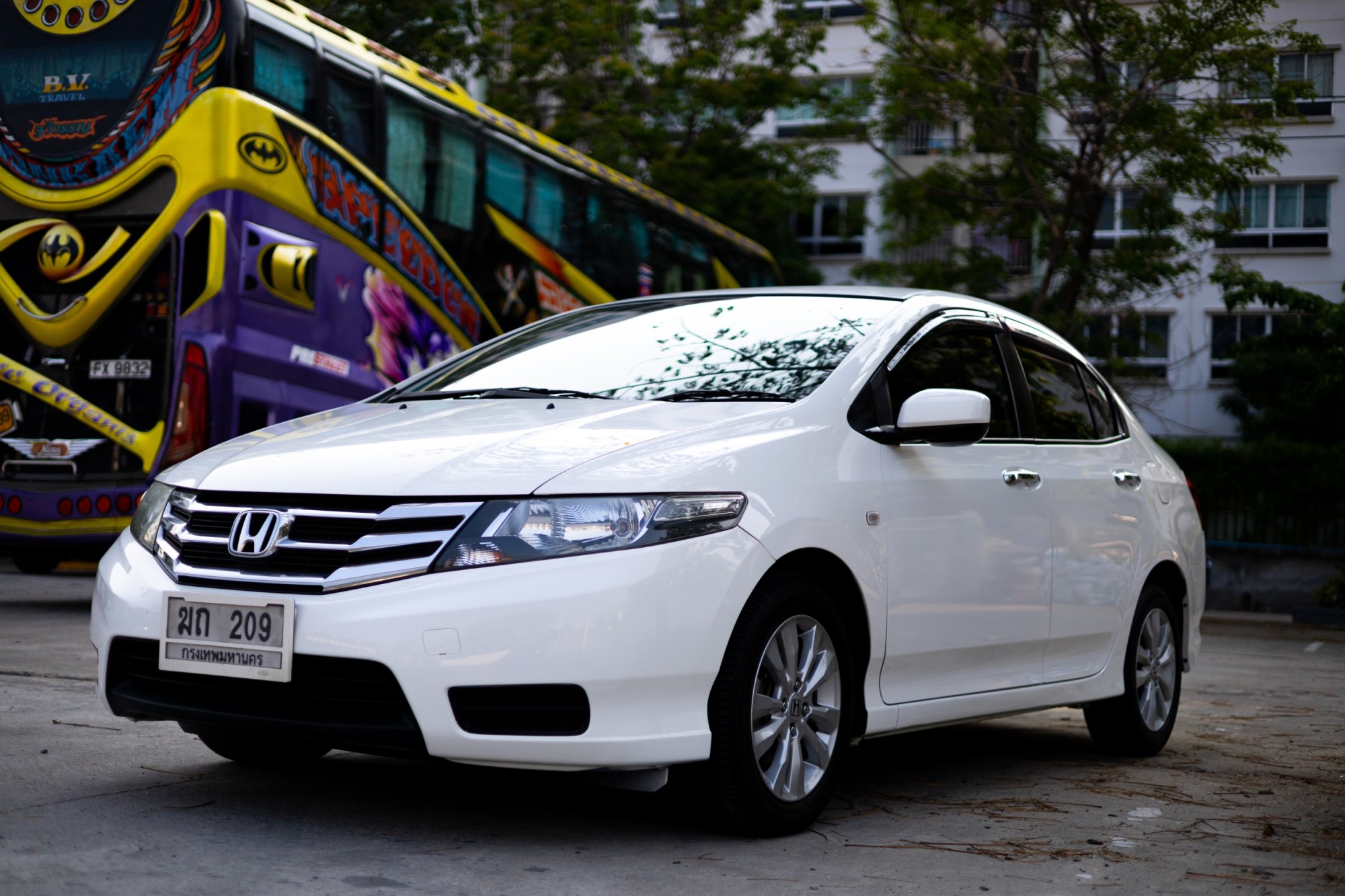 2012 Honda City สีขาว
