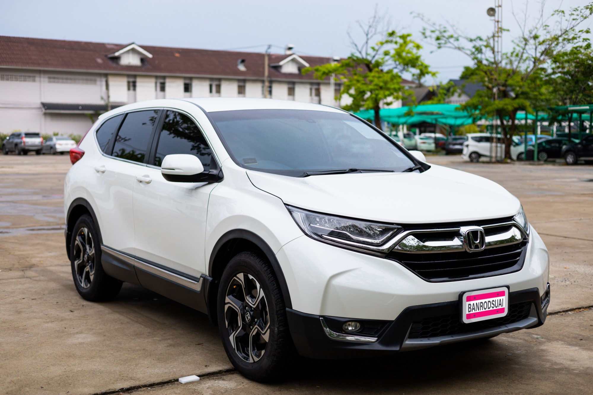 2018 Honda CR-V สีขาว