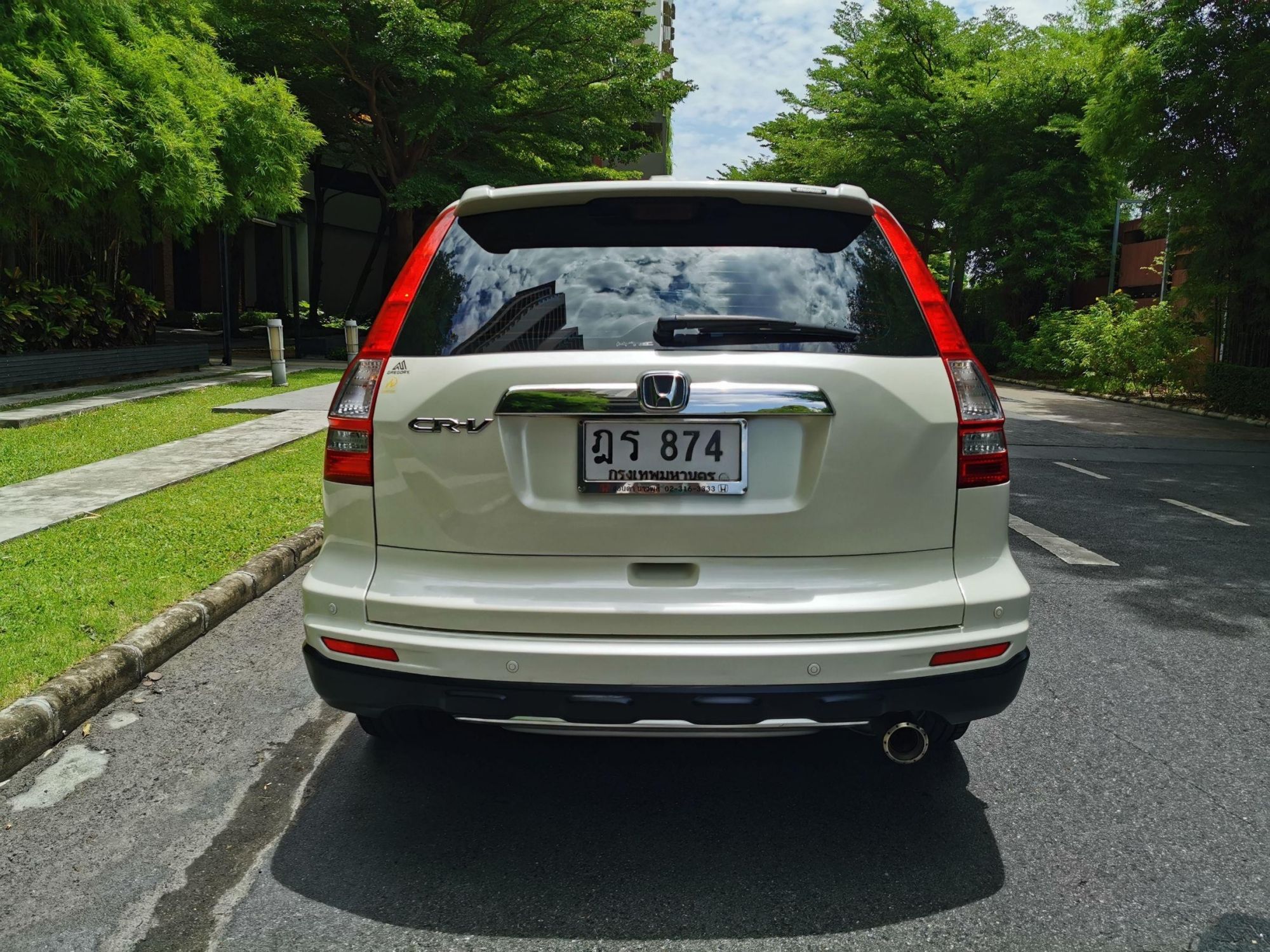 2010 Honda CR-V สีขาว (รูปที่ 5)
