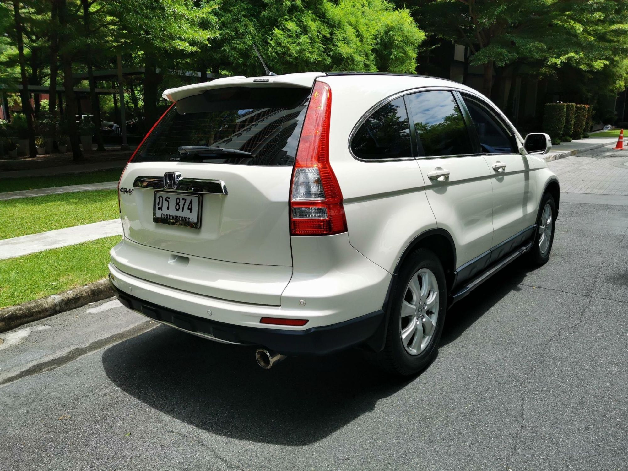 2010 Honda CR-V สีขาว