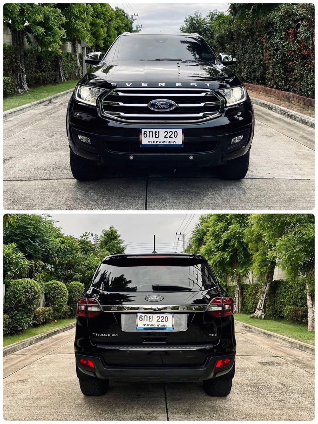 2018 Ford Everest Titanium+ 4x4 สีดำ (รูปที่ 3)