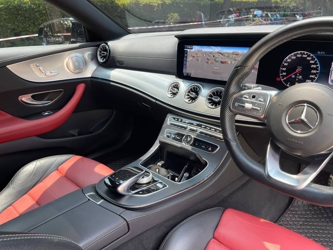 2019 Mercedes-Benz E-Class E 200 Coupe AMG สีดำ (รูปที่ 7)