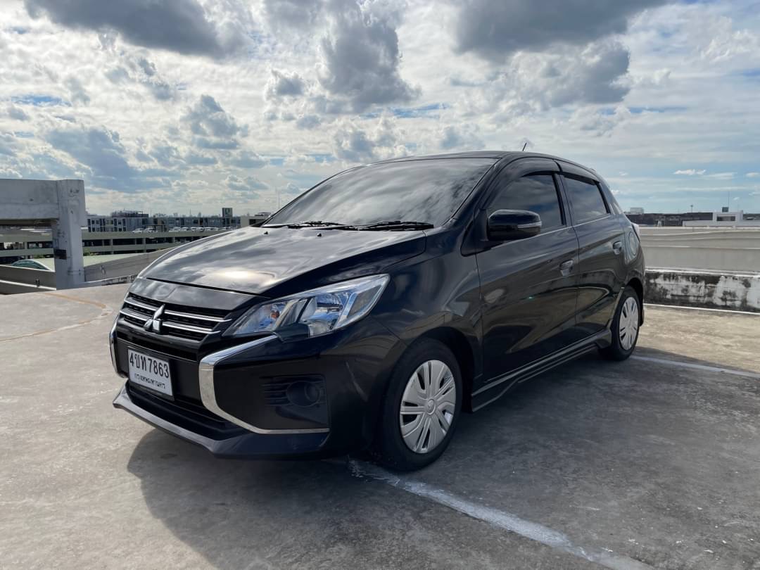 2020 Mitsubishi Mirage 1.2 Glx Dynamic Shield สีดำ (รูปที่ 3)