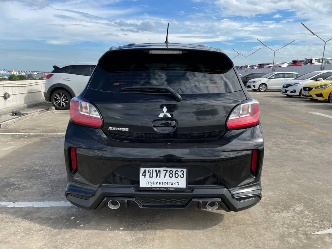 2020 Mitsubishi Mirage 1.2 Glx Dynamic Shield สีดำ (รูปที่ 4)