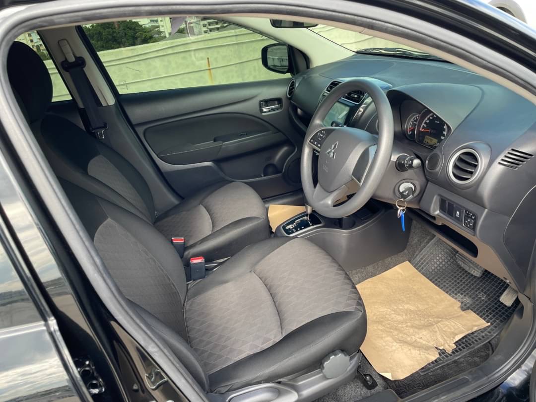 2020 Mitsubishi Mirage 1.2 Glx Dynamic Shield สีดำ (รูปที่ 6)