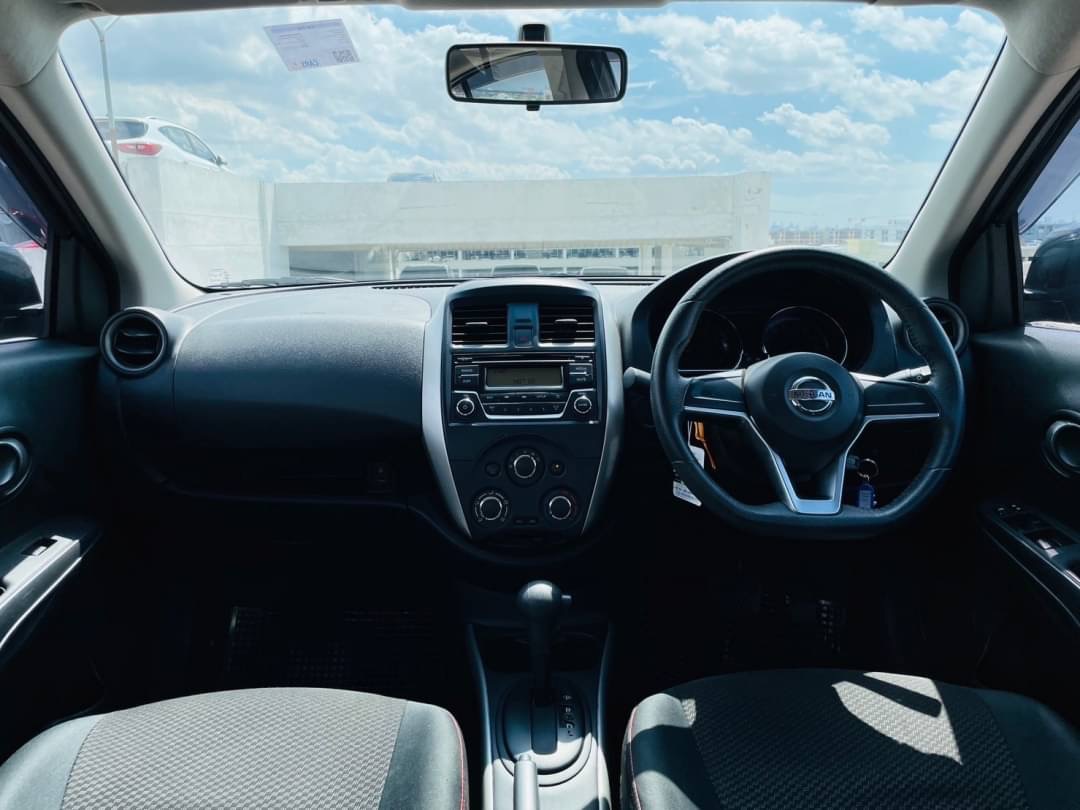 2019 Nissan Almera สีดำ (รูปที่ 8)
