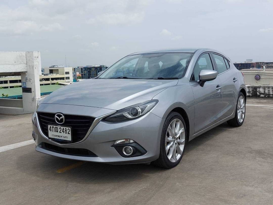 2014 Mazda 3 Fastback สีเงิน (รูปที่ 4)