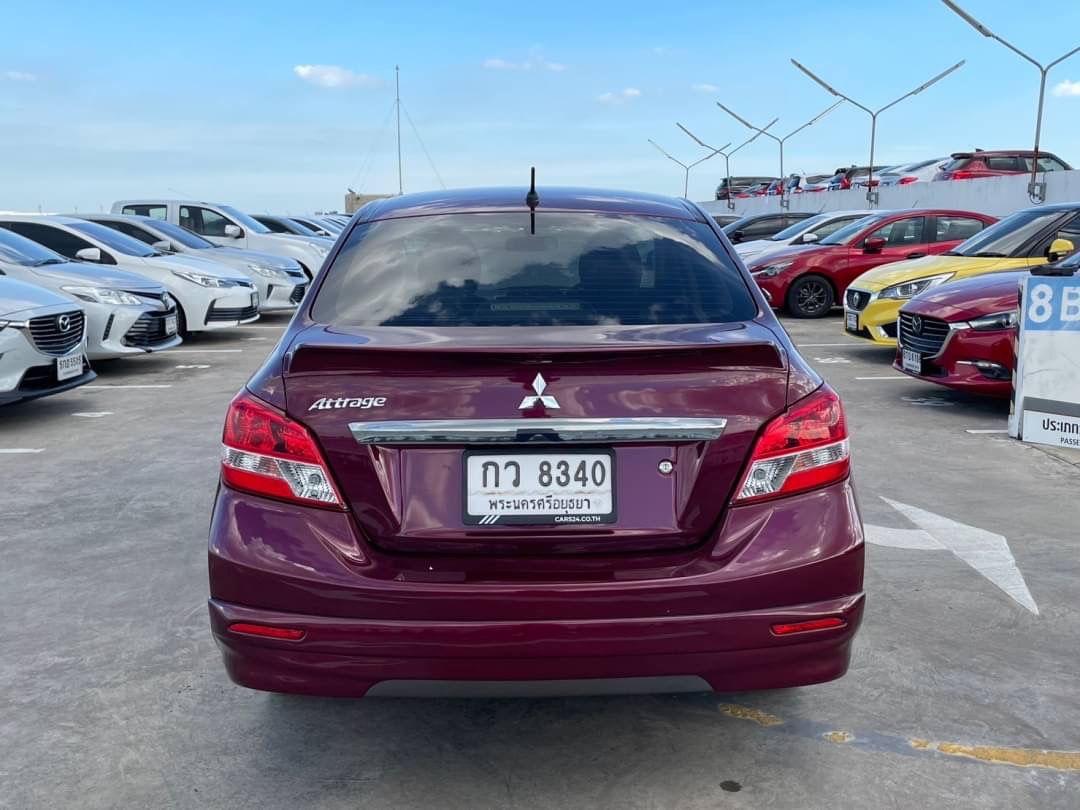2019 Mitsubishi Attrage สีแดง (รูปที่ 7)