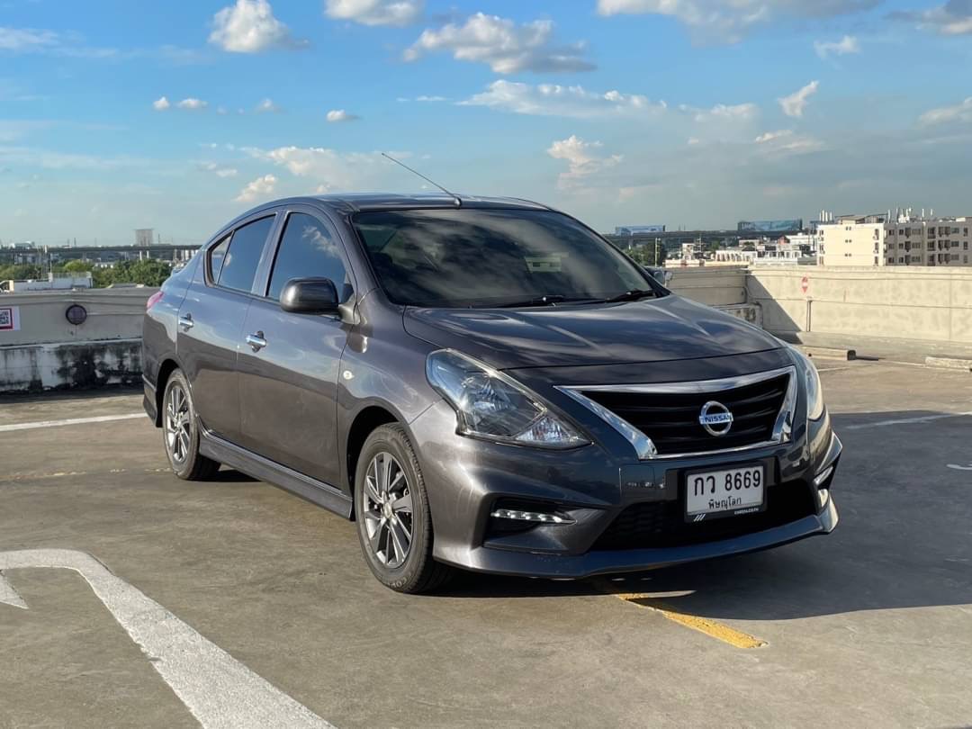 2018 Nissan Almera สีดำ (รูปที่ 4)