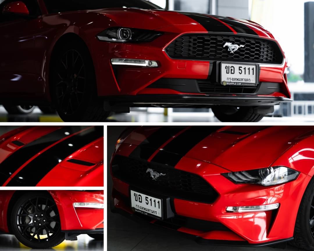 2018 Ford Mustang 2.3L สีแดง (รูปที่ 9)