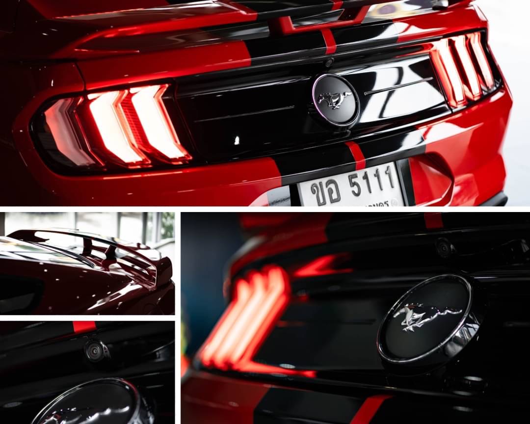 2018 Ford Mustang 2.3L สีแดง (รูปที่ 8)