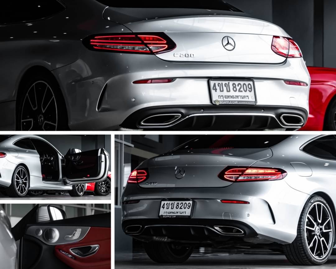 2019 Mercedes-Benz C-Class C 220 d AMG สีเงิน (รูปที่ 8)