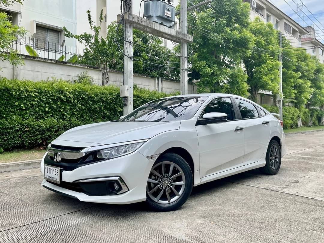 2020 Honda Civic Sedan สีขาว (รูปที่ 3)