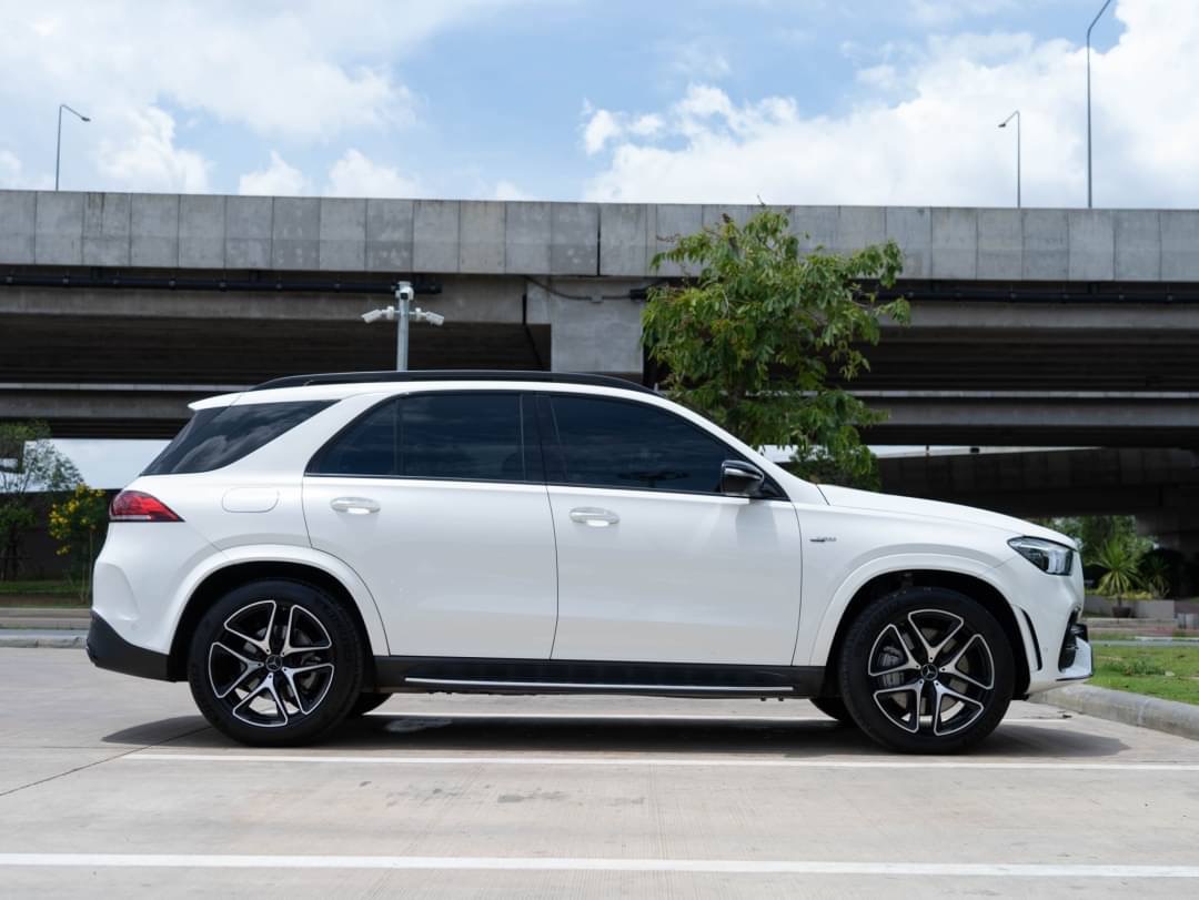 2022 Mercedes-Benz GLE-Class GLE 350 de 4MATIC สีขาว (รูปที่ 8)