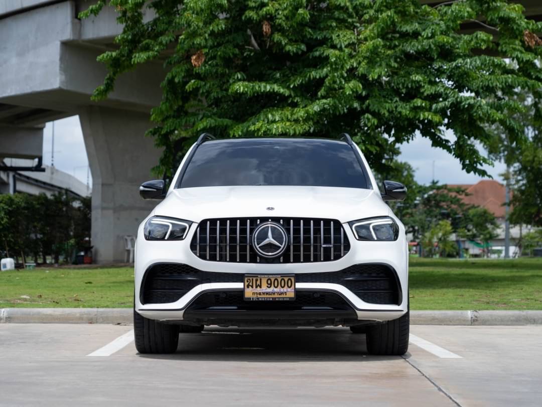 2022 Mercedes-Benz GLE-Class GLE 350 de 4MATIC สีขาว (รูปที่ 2)