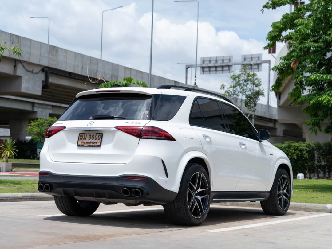 2022 Mercedes-Benz GLE-Class GLE 350 de 4MATIC สีขาว (รูปที่ 4)