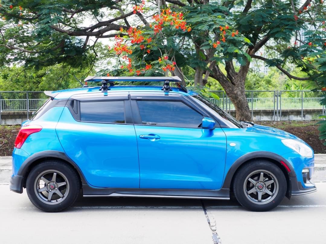 2019 Suzuki Swift สีน้ำเงิน (รูปที่ 3)
