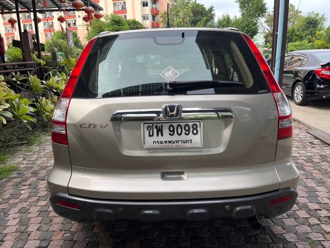 2007 Honda CR-V สีเงิน (รูปที่ 4)