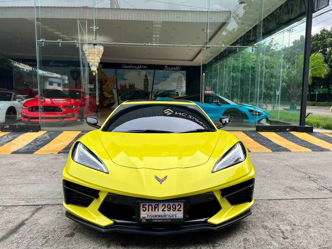 2022 Chevrolet Corvette สีเหลือง (รูปที่ 5)