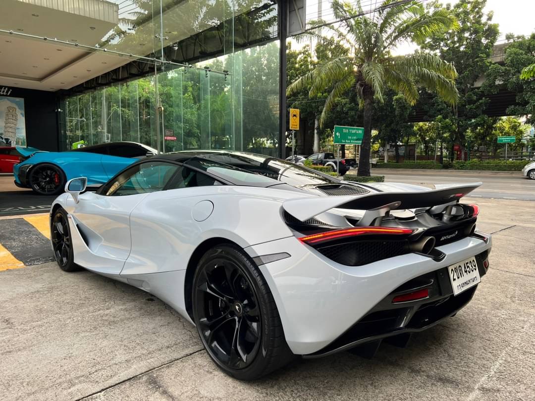 2021 McLaren 720S สีฟ้า (รูปที่ 6)