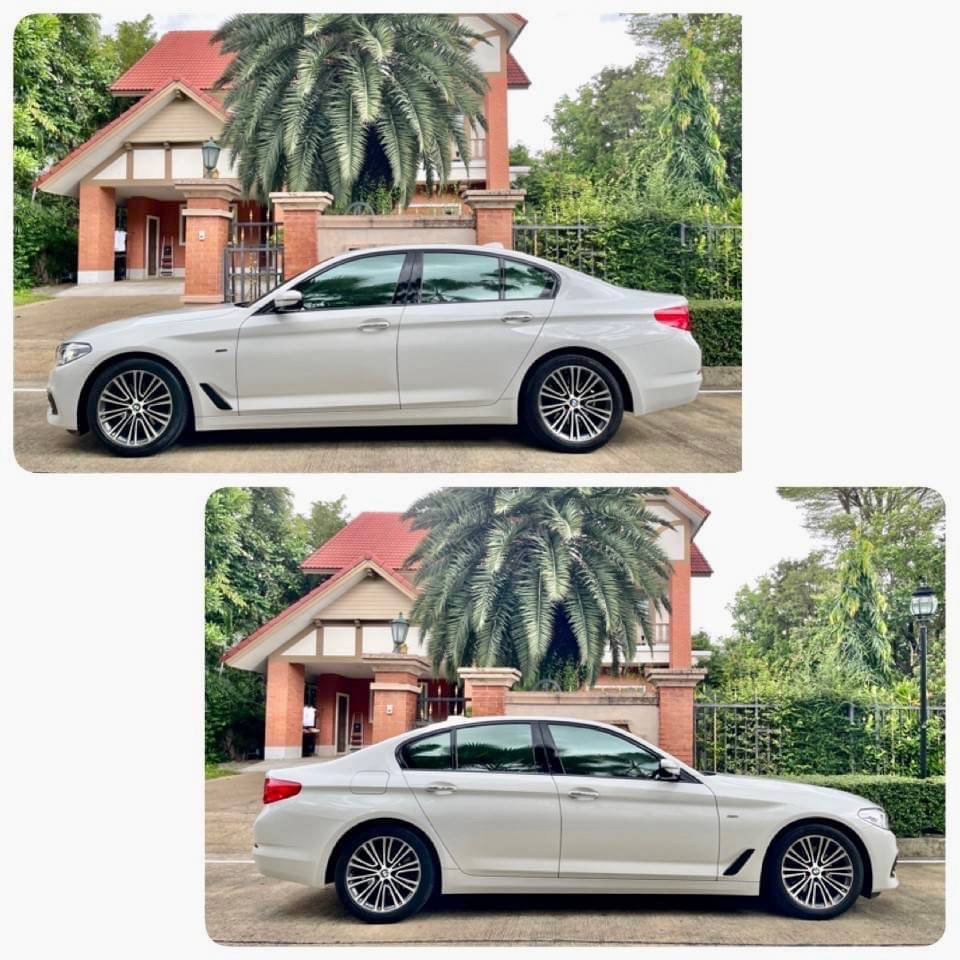 2018 BMW 520d (G30) สีขาว (รูปที่ 4)