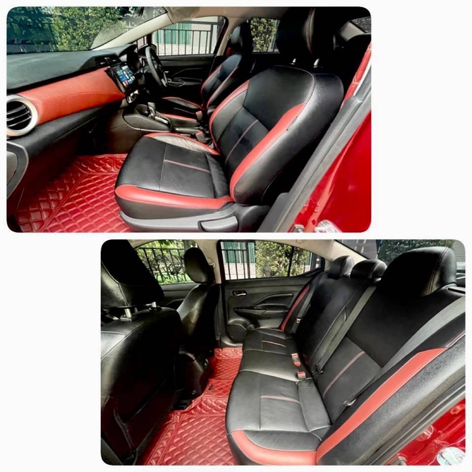 2021 Nissan Almera สีแดง (รูปที่ 18)