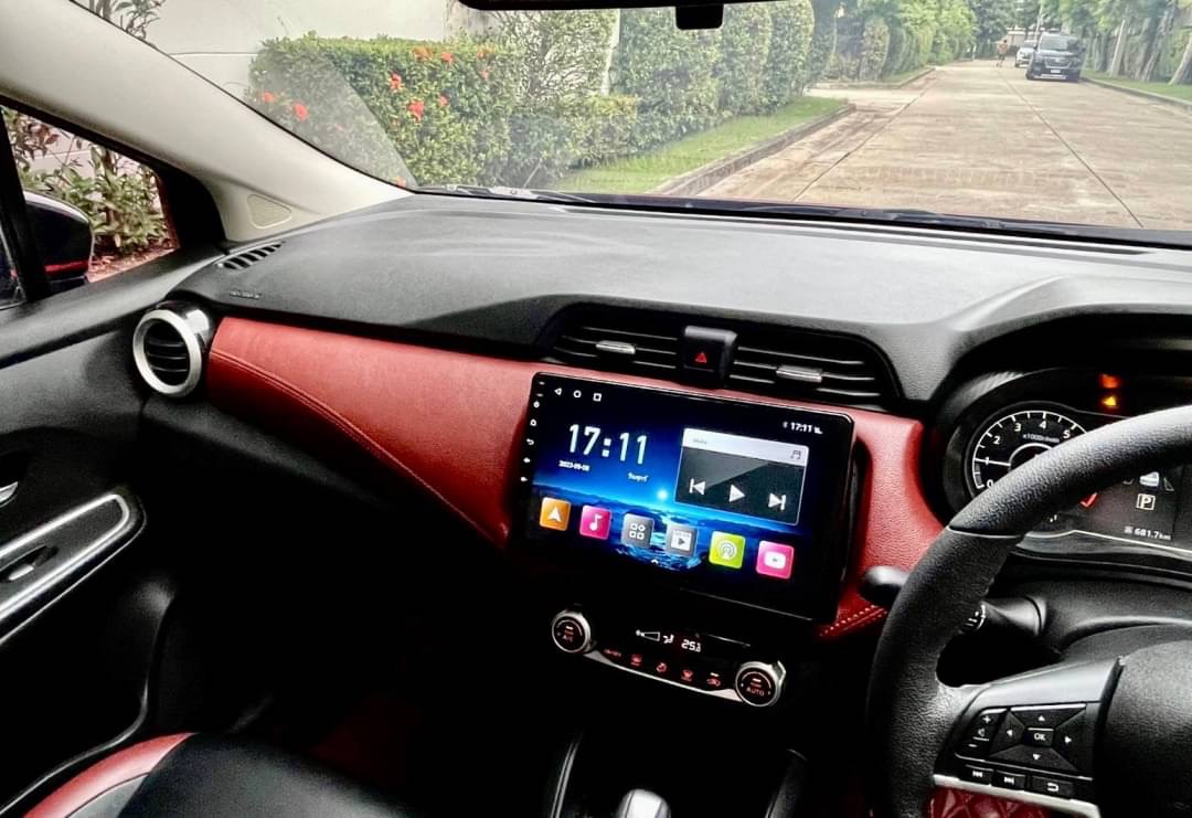 2021 Nissan Almera สีแดง (รูปที่ 13)