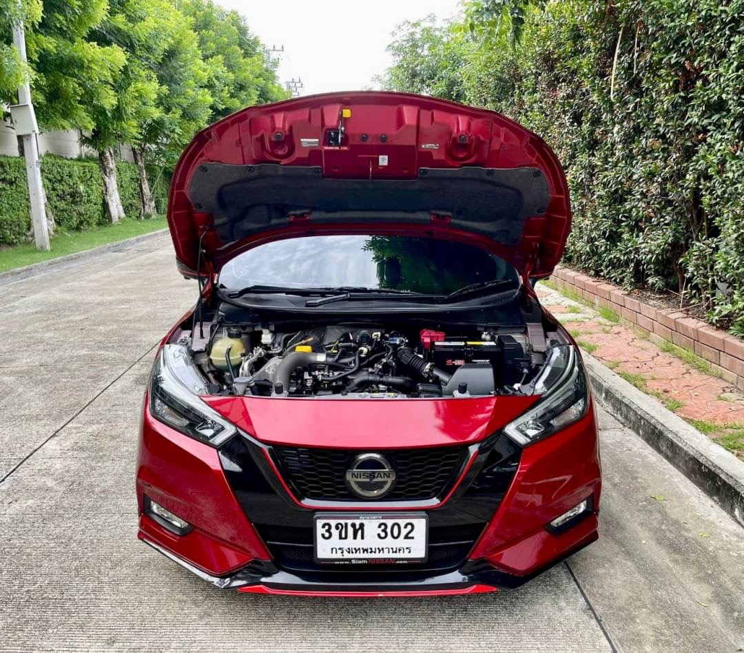2021 Nissan Almera สีแดง (รูปที่ 15)