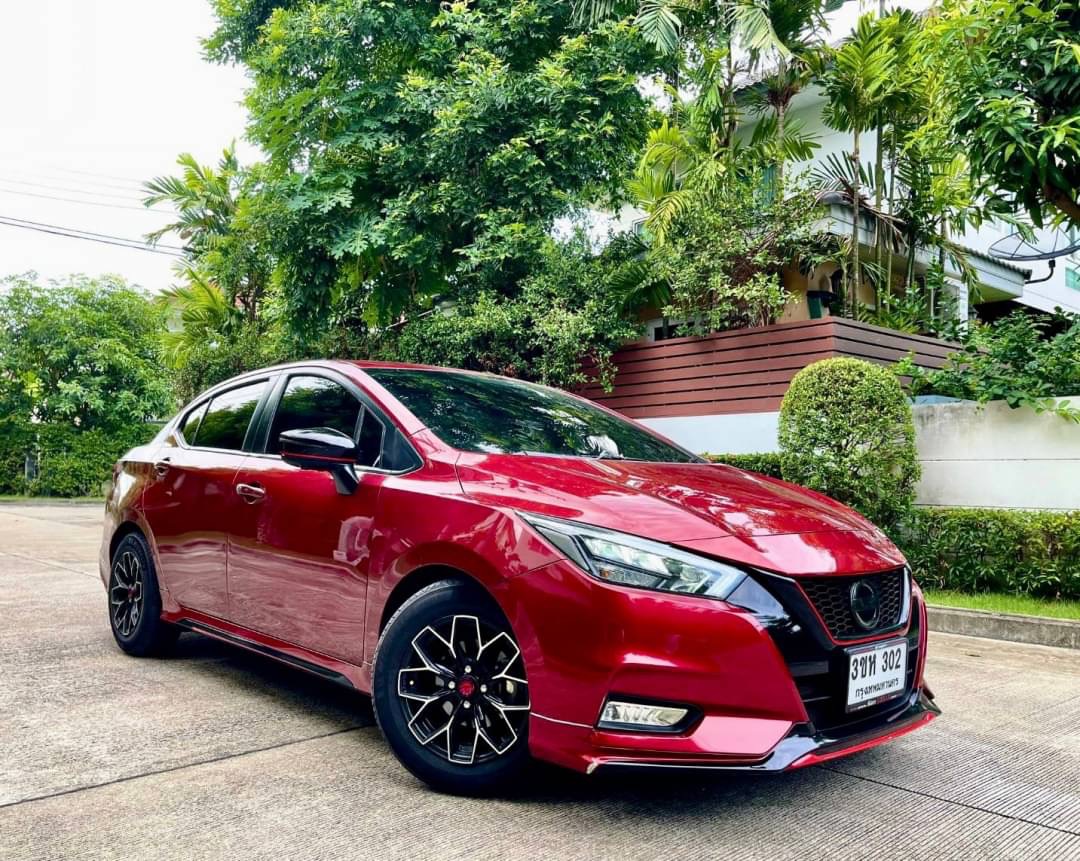 2021 Nissan Almera สีแดง