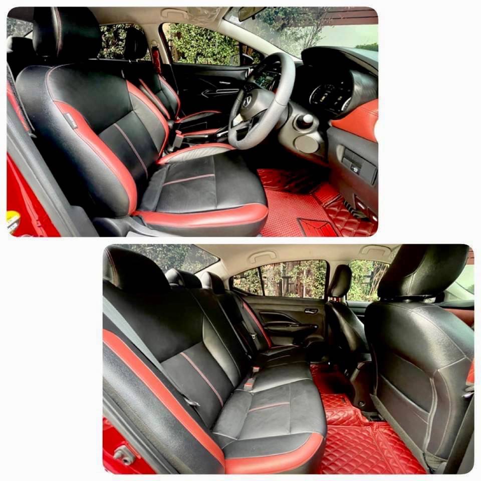 2021 Nissan Almera สีแดง (รูปที่ 11)