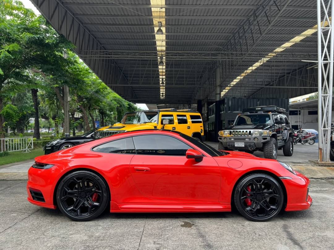 2020 Porsche 992 Carera S Techart สีส้ม (รูปที่ 4)