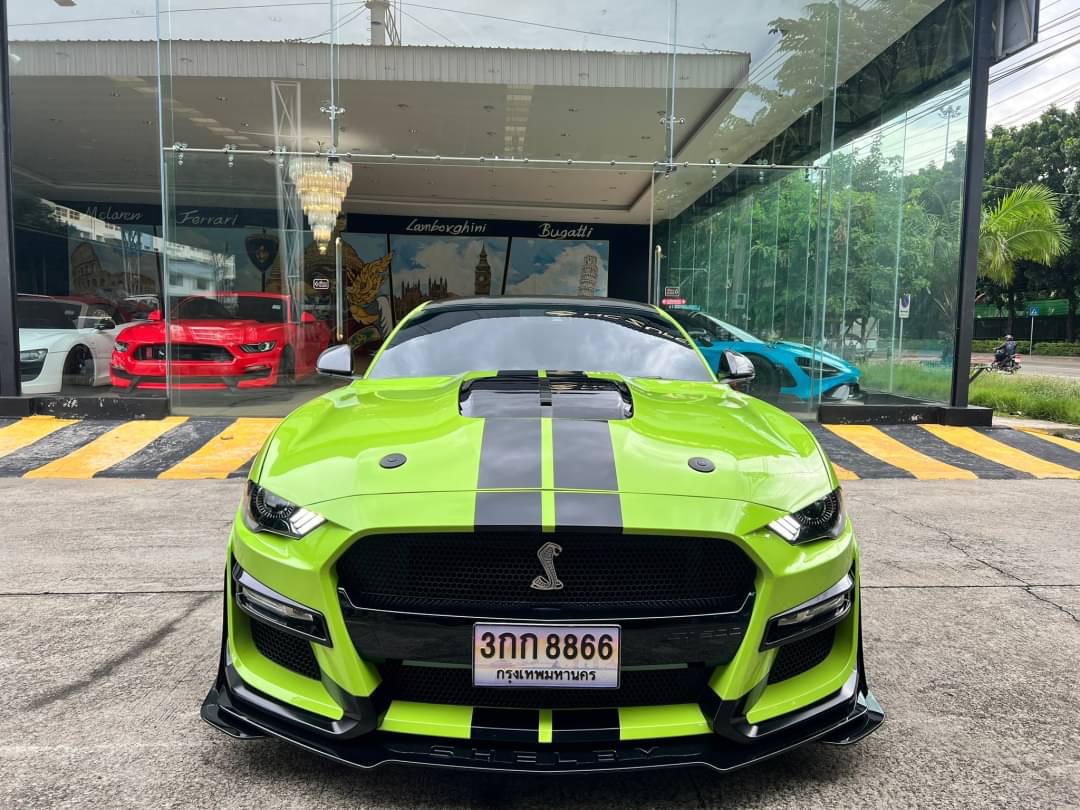 2021 Ford Mustang 2.3L สีเขียว (รูปที่ 5)
