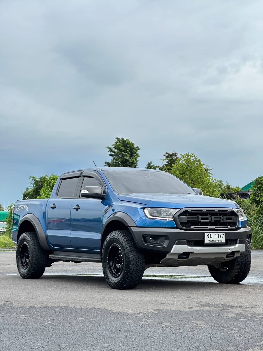 2020 Ford Ranger Raptor 2.0 4WD สีน้ำเงิน