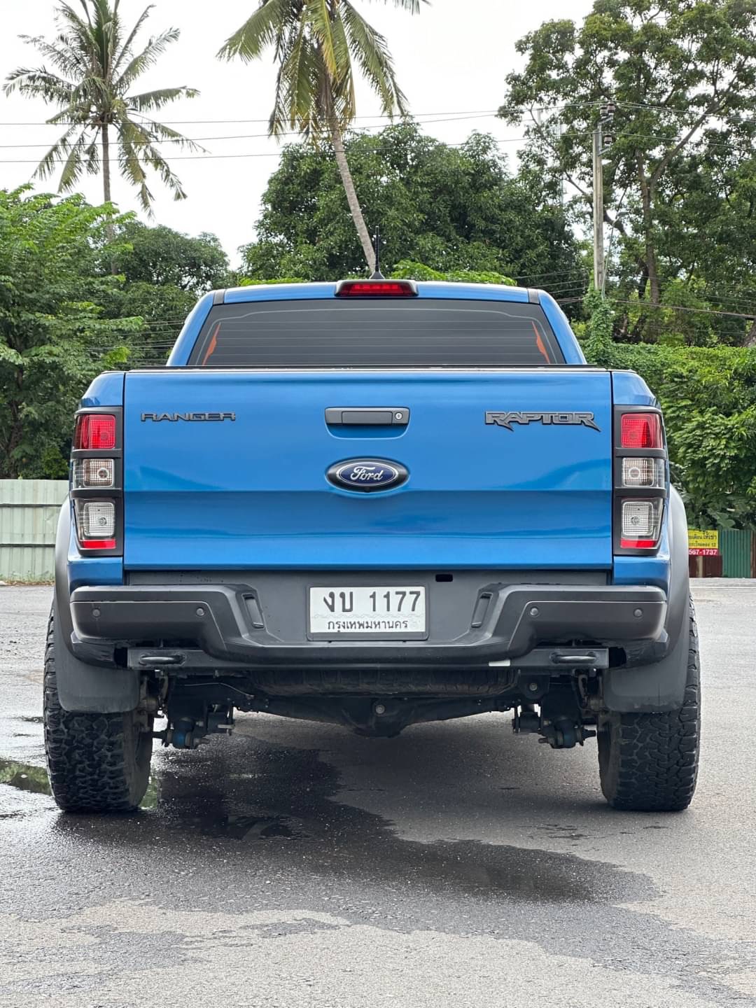 2020 Ford Ranger Raptor 2.0 4WD สีน้ำเงิน (รูปที่ 4)