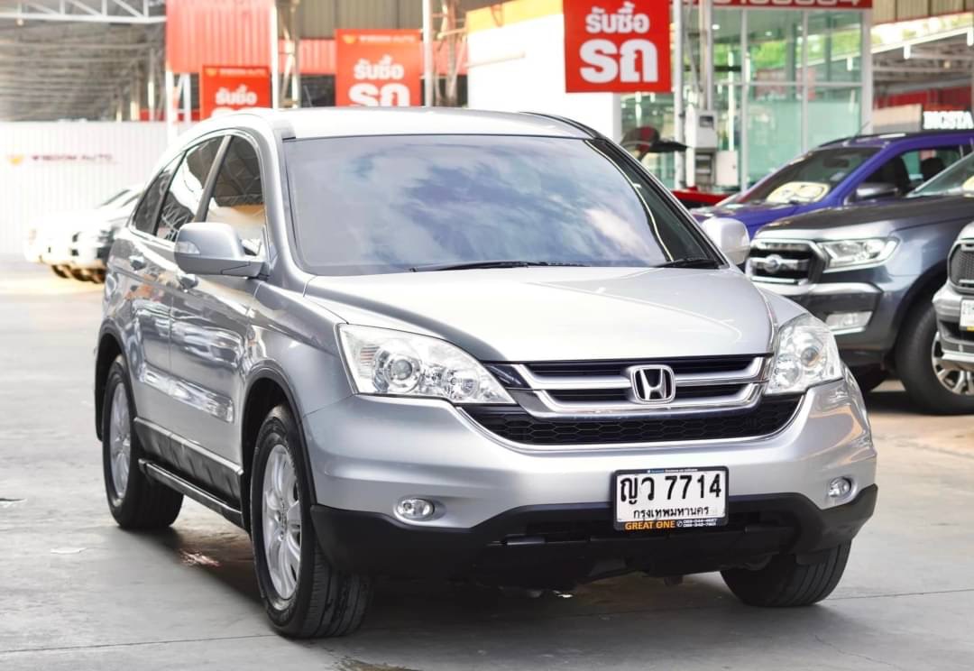 2010 Honda CR-V สีเงิน (รูปที่ 4)