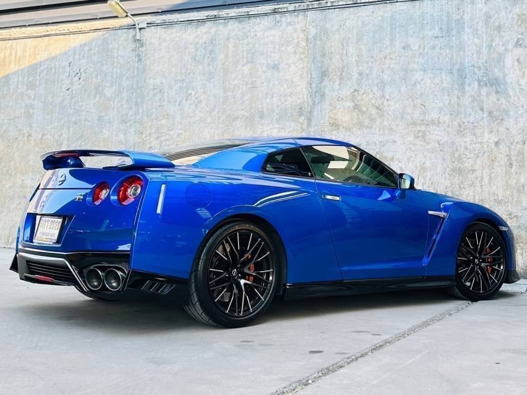2022 Nissan GT-R (R35) สีน้ำเงิน (รูปที่ 4)