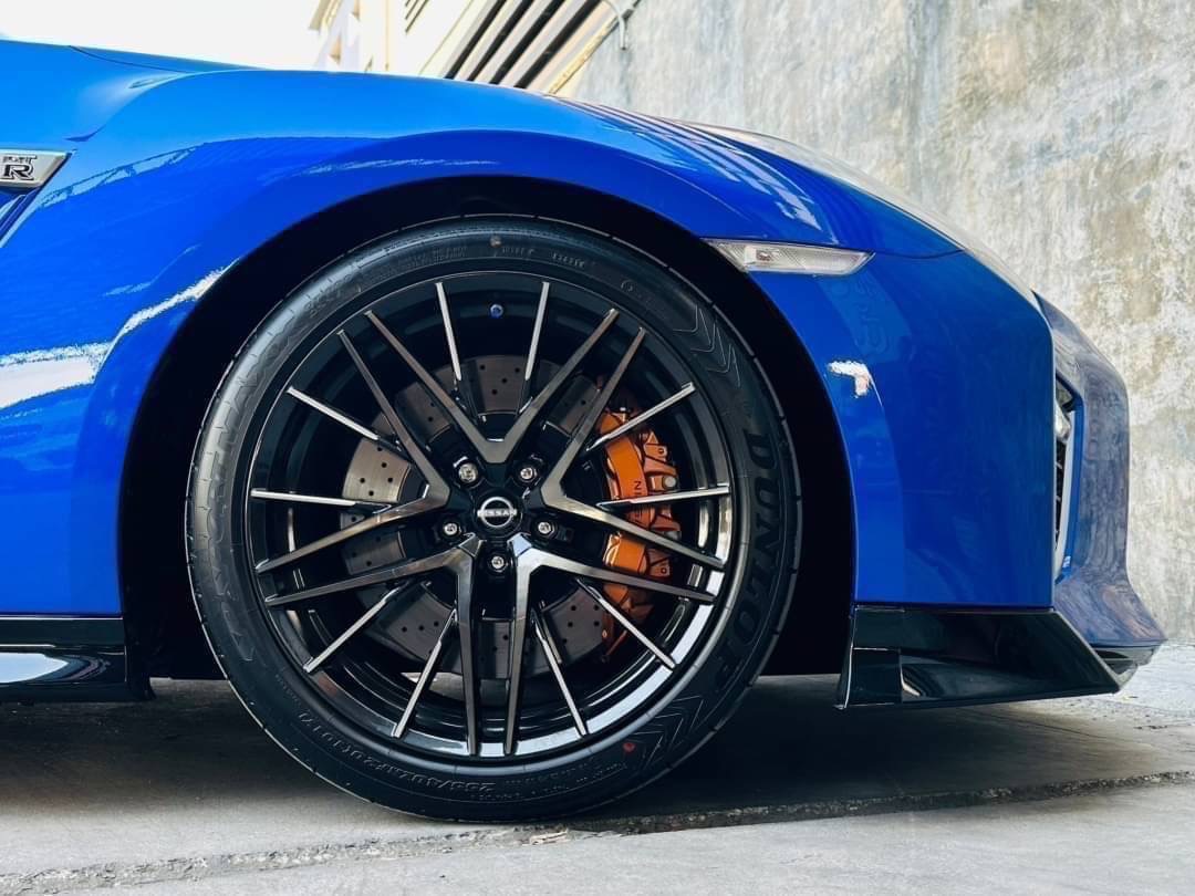 2022 Nissan GT-R (R35) สีน้ำเงิน (รูปที่ 3)