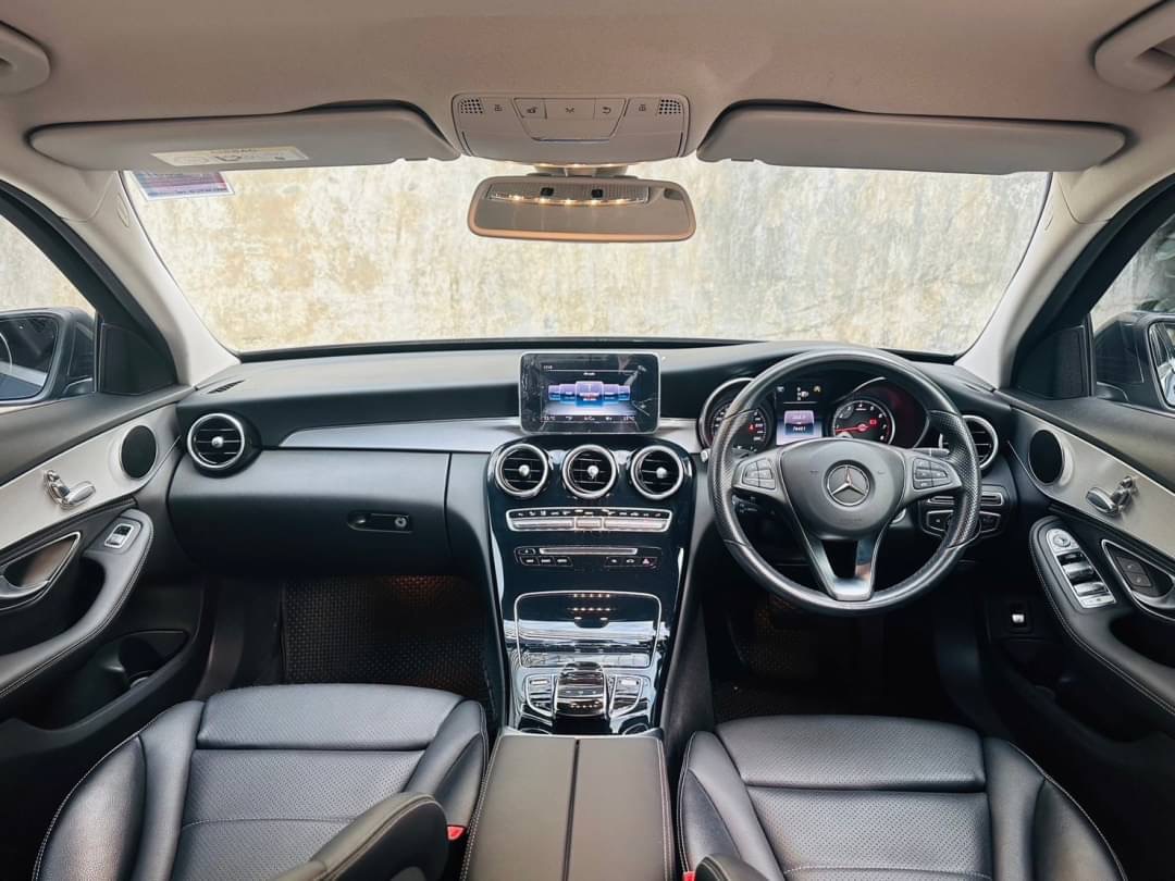 2016 Mercedes-Benz C-Class W205 C200 สีเทา (รูปที่ 12)