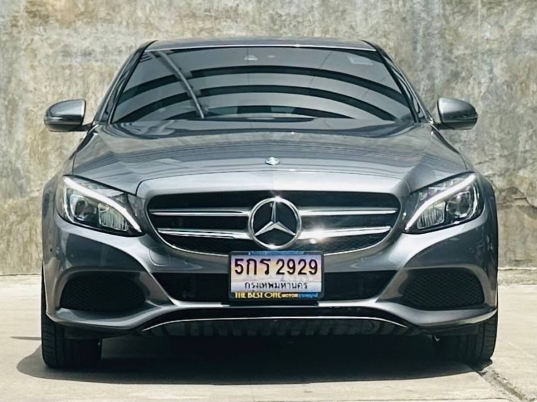 2018 Mercedes-Benz C-Class C 350 e AMG สีเทา