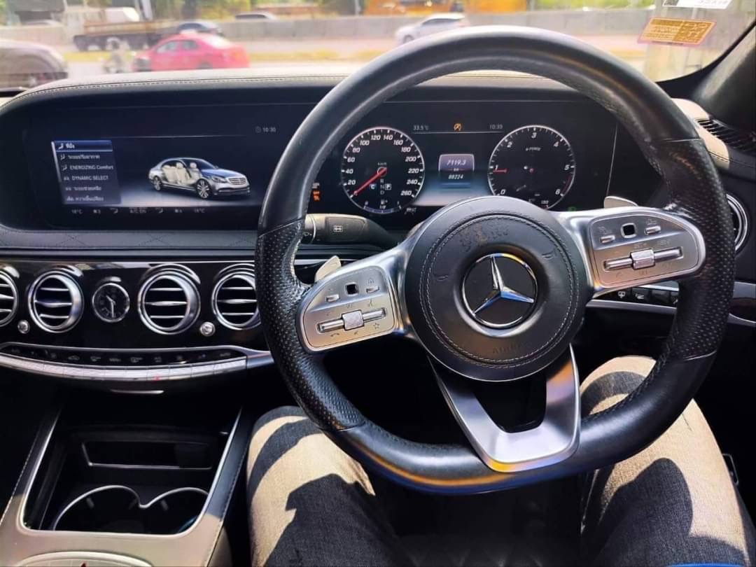 2018 Mercedes-Benz S-Class S 350d สีเทา (รูปที่ 5)