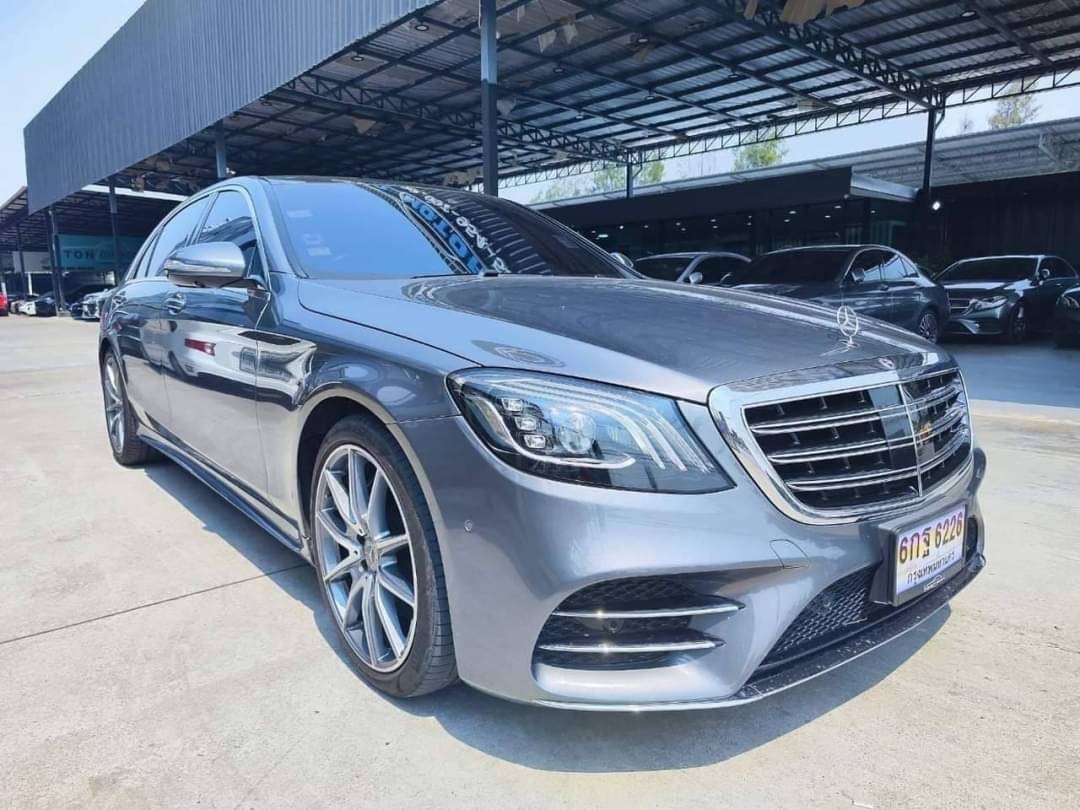 2018 Mercedes-Benz S-Class S 350d สีเทา (รูปที่ 7)