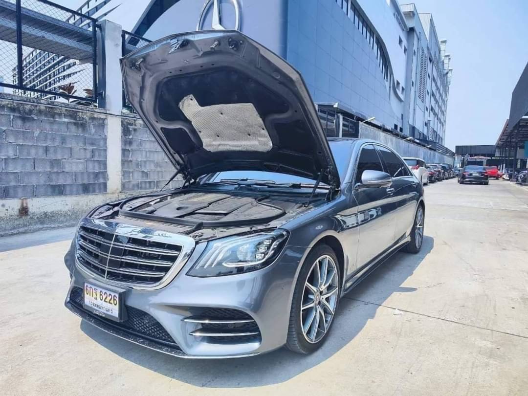 2018 Mercedes-Benz S-Class S 350d สีเทา (รูปที่ 6)