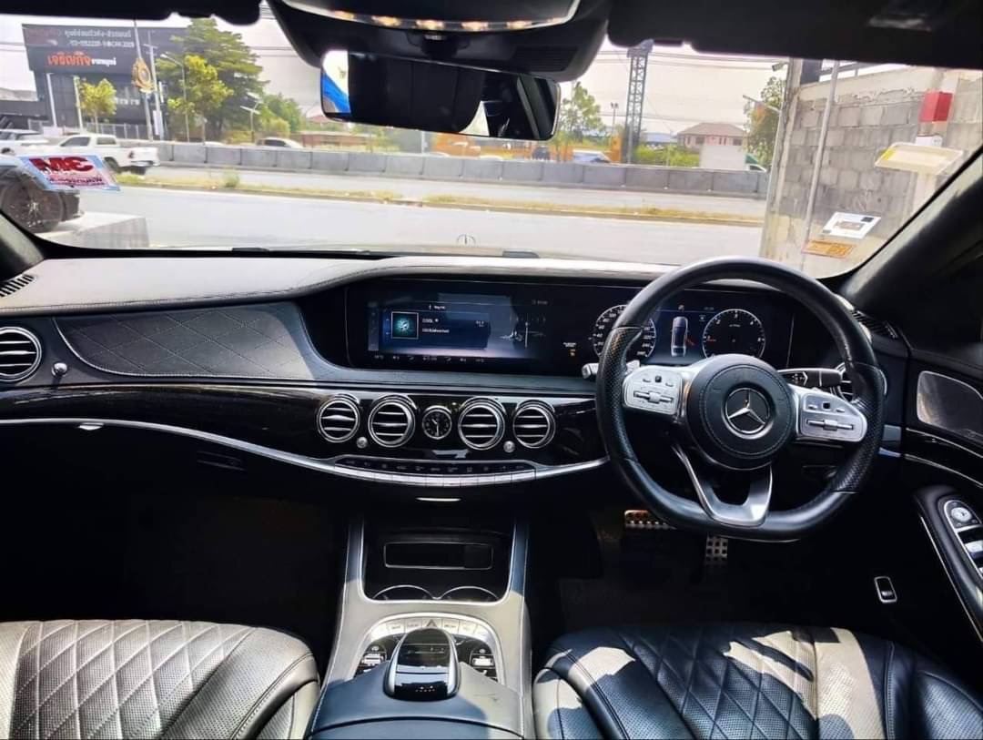 2018 Mercedes-Benz S-Class S 350d สีเทา (รูปที่ 9)