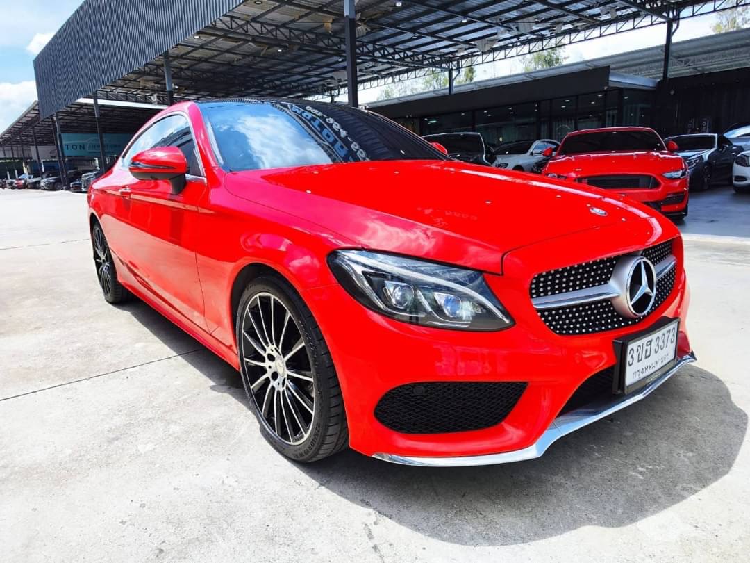 2017 Mercedes-Benz C-Class C 250 Coupe AMG สีแดง (รูปที่ 7)