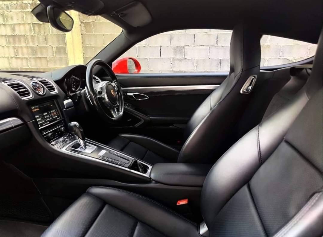 2015 Porsche Cayman สีแดง (รูปที่ 7)