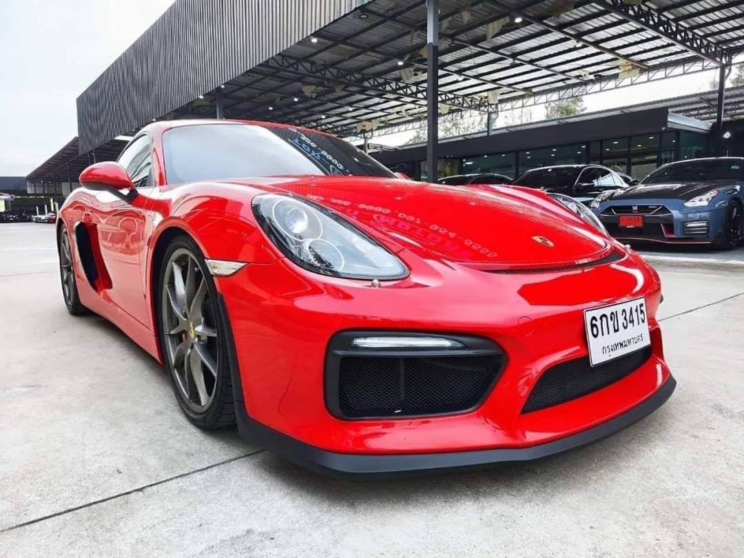 2015 Porsche Cayman สีแดง (รูปที่ 13)