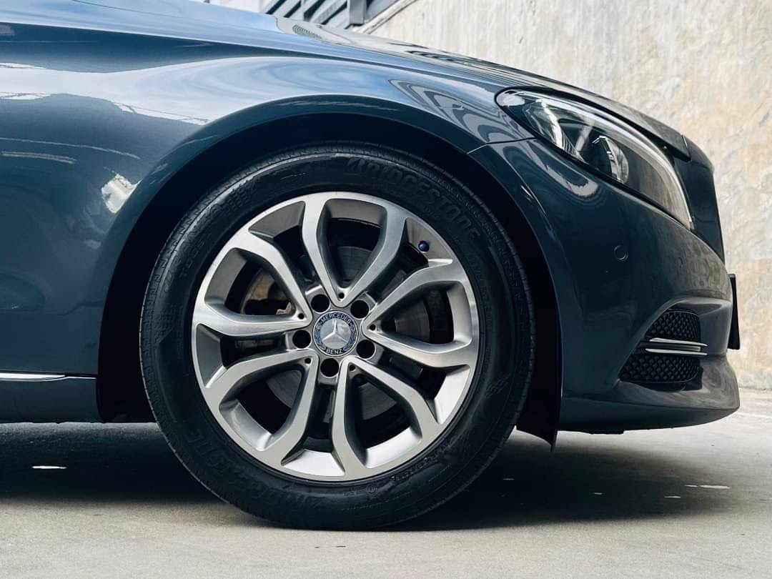 2016 Mercedes-Benz C-Class W205 C200 สีเทา (รูปที่ 5)