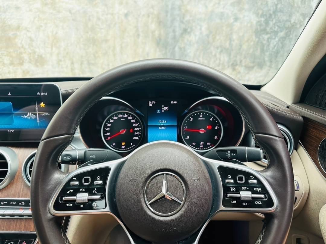 2019 Mercedes-Benz C-Class C 220 d สีดำ