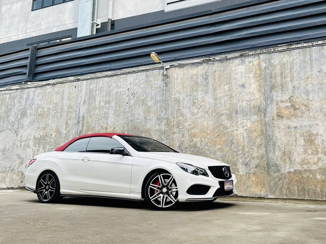 2016 Mercedes-Benz E-Class Cabriolet E250 สีขาว (รูปที่ 3)